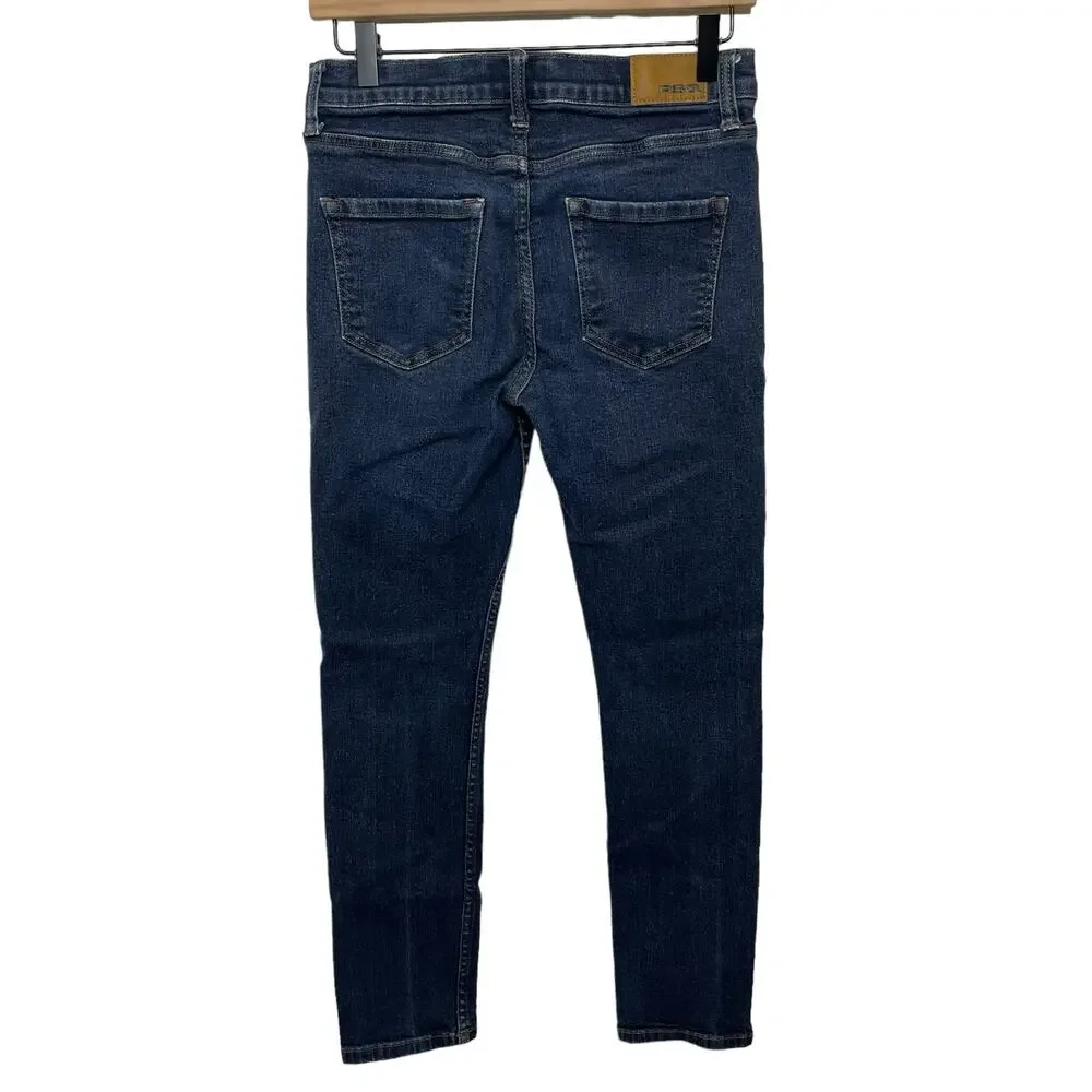 RSQ Men’s Dark Wash Skinny Jeans Denim Cotton Size 29x30